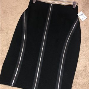 Black pencil skirt